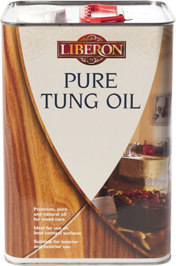 Liberon Pure Tung Oil Λάδι Συντήρησης Άχρωμο Ματ 1lt