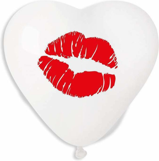 Balloon Latex Valentine's Day Heart Red 43cm