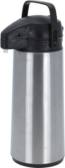 Excellent Houseware S7900876 Container with Faucet Thermos Stainless Steel 1.8lt Silver