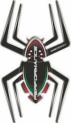 One Design Διακοσμητικό Αυτοκόλλητο Ρεζερβουάρ Onedesign Spider Μαύρο