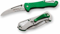 Antonini SI+ V/S Pocket Knife Green with Blade made of Stainless Steel in Sheath