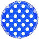 Balloon Foil Round Blue 45cm