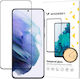 Wozinsky Case Friendly Пълно лепило Закалено стъкло за цялото лице Черен (Galaxy S22 5G)