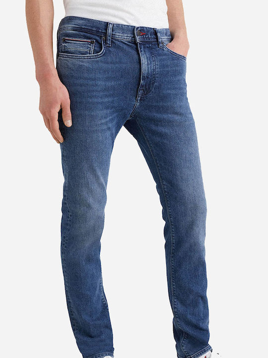 Tommy Hilfiger Ανδρικό Παντελόνι Τζιν Ελαστικό σε Slim Εφαρμογή Navy Μπλε