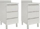 vidaXL Commercial Preparation Cabinet 50x60x