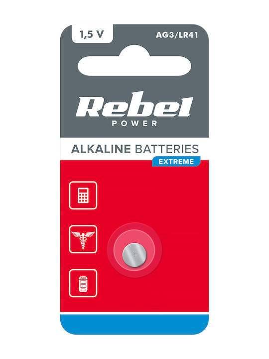 Rebel AG3 Alkaline Baterie pentru ceasuri LR41 1.5V 1buc
