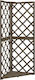 Garden Trellis Made of Wood with Rhombus Grid Design in Brown Colour 50x145cm