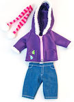 Miniland Σετ Fleece Clothes for Dolls