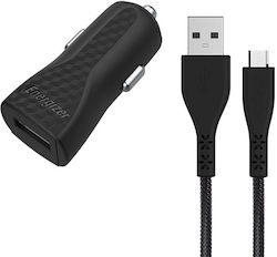 Energizer Φορτιστής Αυτοκινήτου με Θύρα 1xUSB-A και Καλώδιο Micro-USB