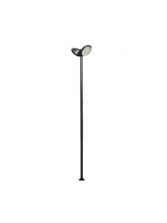 Elvhx Elvhx Außenstehlampen LED Beitrag mit Warmes Weiß Licht in Schwarz
