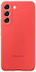 Samsung Silicone Cover Umschlag Rückseite Silikon Koralle (Galaxy S22 5G)