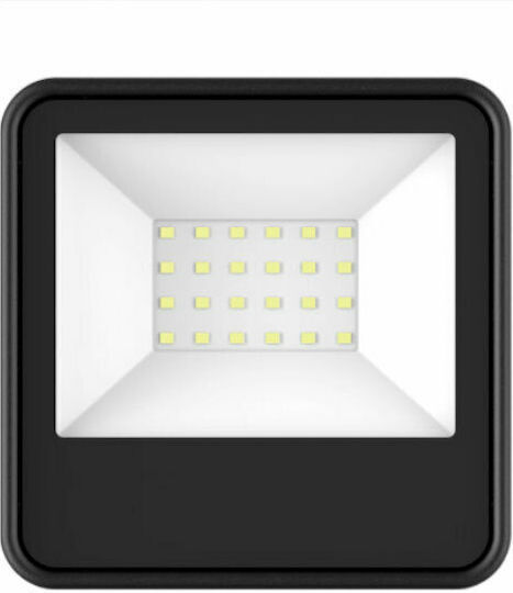 Elvhx Waterproof LED Floodlight 30W Natural White 4000K IP65