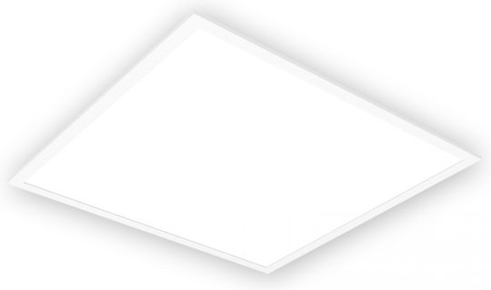 Elvhx Квадрат Вграден LED Панел 40W с Студено бяло Светлина 6500К 59.5x59.5см.