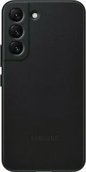 Samsung Leather Cover Back Cover Δερμάτινο Μαύρ...