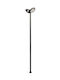 Elvhx Outdoor Floor Lamp Post for E27 Socket Black