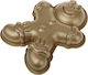 Silikomart Christmas Sweets Pan/Mold Gold L25.5xW19.5cm.