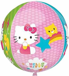 Ballon Hallo Kitty Rund Mehrfarbig 40cm