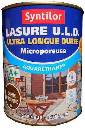 Syntilor Lasure U.L.D. Microporeuse Aquaréthane Βερνίκι Εμποτισμού Νερού Καρυδιά Γυαλιστερό 2.5lt