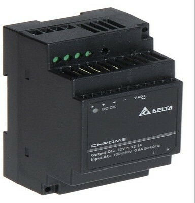 Delta DRC-12V30W2.1Α DIN Rail Power Supply 12V/30W