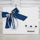 Papillon Kids Handmade Baptism Guest Book with Crown Theme Made of Cardboard