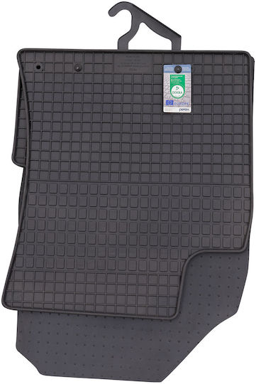 Petex Set of Front and Rear Mats 4pcs Tray Type for Kia Ceed / ProCeed / XCeed 2019+ Black