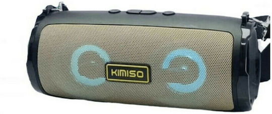 Kimiso KMS-225 Ηχείο Bluetooth 3W με Ραδιόφωνο και Διάρκεια Μπαταρίας έως 5 ώρες Χρυσό