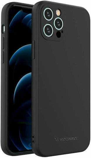 Wozinsky Color Back Cover Σιλικόνης Μαύρο (iPhone 13 Pro)