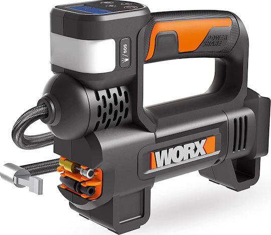 Worx Τρόμπα Αυτοκινήτου Επαναφορτιζόμενη χωρίς Μπαταρία 20V