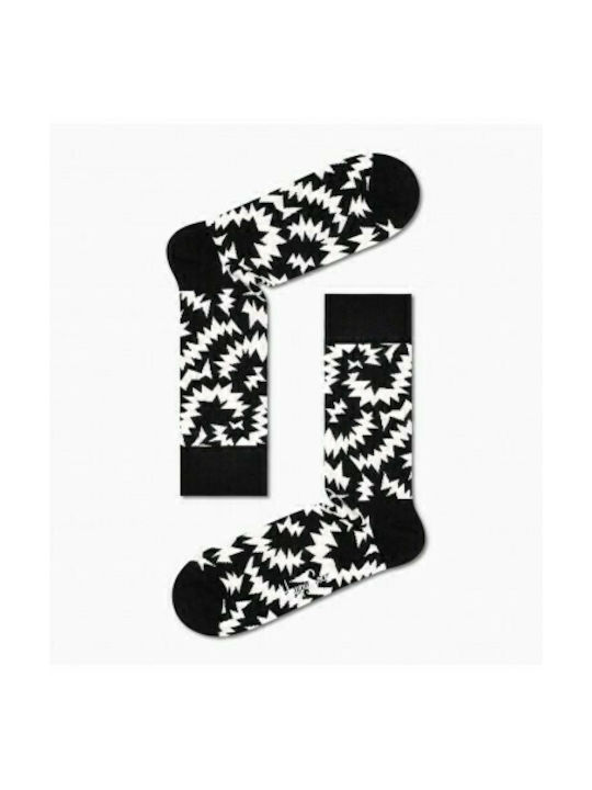 Happy Socks Zigzag Unisex Κάλτσες με Σχέδια Πολύχρωμες