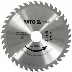 Yato YT-60489 Schneidscheibe 190mm mit 40 Zähnen 1Stück