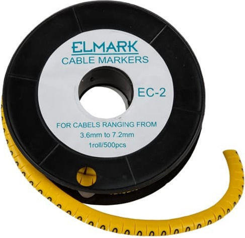 Elmark EC-2/3 Σήμανση Καλωδίων Κίτρινο 318023