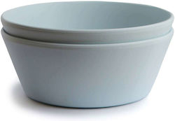 Mushie Kinderessschale Dinner aus Plastik Blau ...