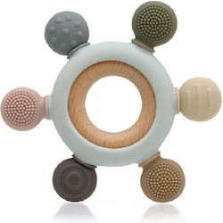 Kiokids Teething Rattle of Silicone for 3 m+ 1pcs