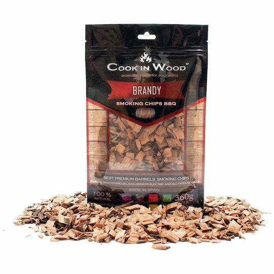 Cook in Wood Brandy BBQ Smoking Chips 360gr 1pcs