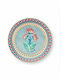 PiP Studio Flower Festival Porcelain Desert Plate Blue 9cm