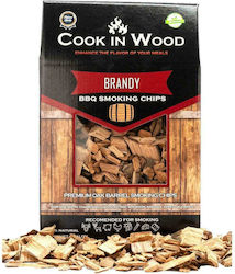 Cook in Wood Chips din Lemn Chipsuri pentru Fumat la Grătar cu Aromă Brandy 900gr