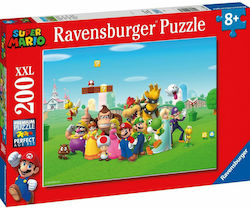 Детски Пъзел Super Mario за 8++ Години 200бр Ravensburger