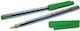 Staedtler Stick 430 Pen Ballpoint with Green Ink