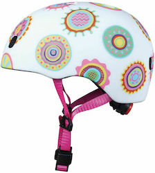 Micro Doodle Dot Kids' Helmet for Scooter White Micro Doodle Dot Kids' Helmet for Scooter White