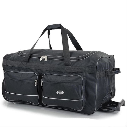 Ormi 009 Sack Voyage Back 65lt Black with Wheels Fabric L70xW34xH34cm