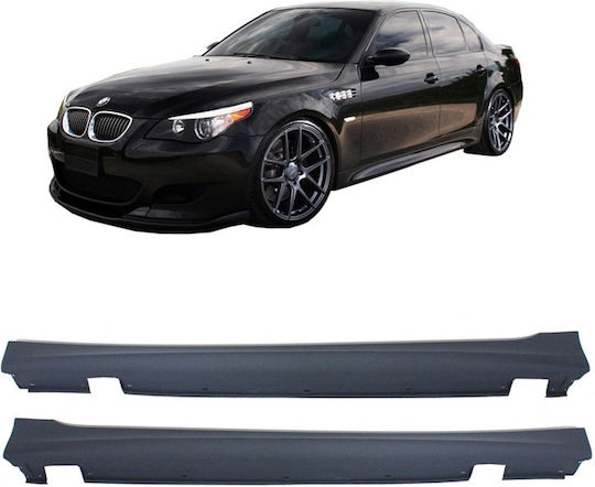 Carner Door Sill Car Sideways Compatible with BMW Series 5 E60/E61 2003-2010 M5 Look