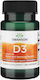 Swanson Vitamin D3 1000iu High Potency Βιταμίνη για Ενίσχυση του Ανοσοποιητικού & την Υγεία των Οστών 1000iu 60 κάψουλες