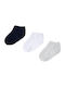 Mayoral Boys 3 Pack Ankle Socks Multicolour