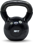 X-FIT Black Vinyl Kettlebell 12kg