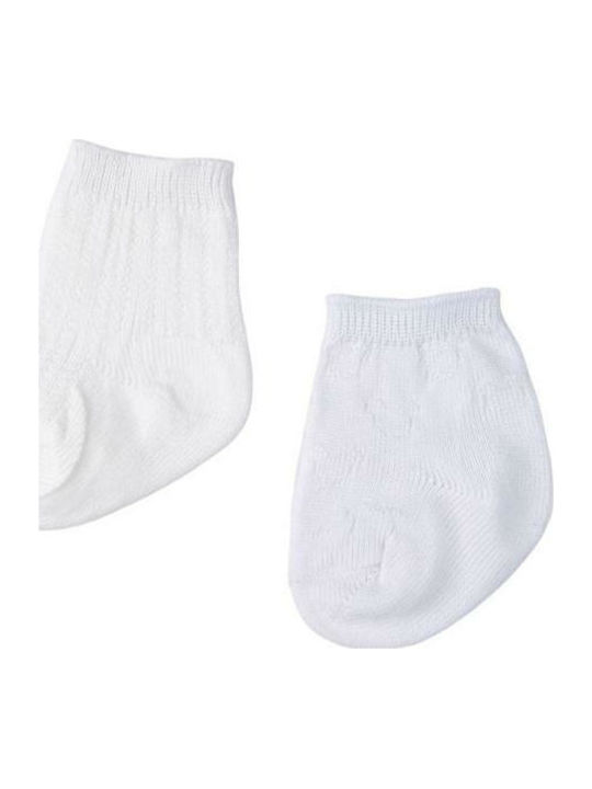 Mayoral Kids' Ankle Socks Ecru 2 Pairs