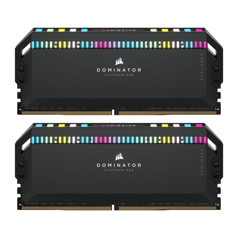 Corsair Dominator Platinum RGB 32GB DDR5 RAM cu 2 module (2x16GB