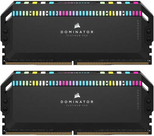 Corsair Dominator Platinum RGB 32GB DDR5 RAM cu 2 module (2x16GB