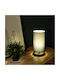 Megapap Winkler Wood Table Lamp for Socket E14 with Gray Shade and Base