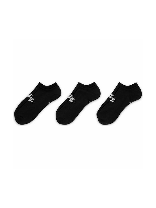 Nike Everyday Essential Αθλητικές Κάλτσες Μαύρες 3 Ζεύγη