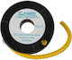 Elmark EC-3/1 Σήμανση Καλωδίων Κίτρινο 318031 350τμχ